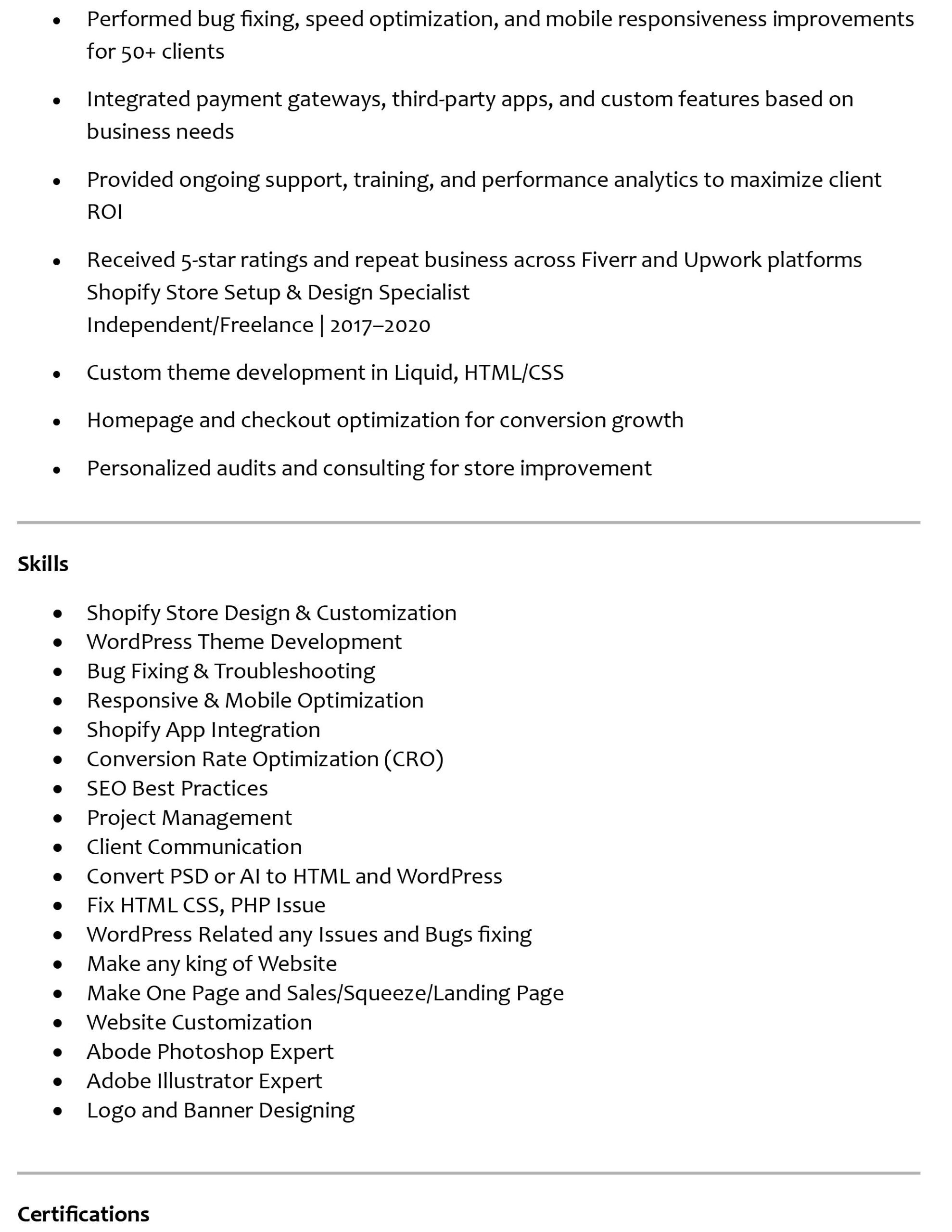 CV for LinkedIn 2 2 scaled