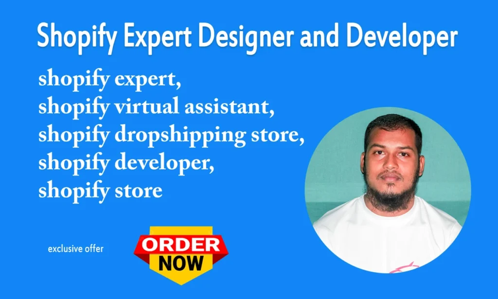 I will your shopify expert, shopify virtual assistant